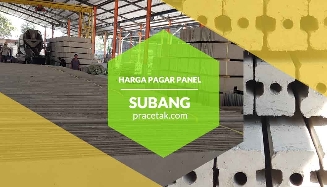 Harga Pagar Panel Beton Subang